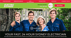 Desktop Screenshot of electricexpress.com.au